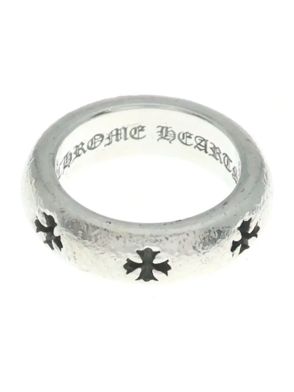 Chrome Hearts Negative CH Plus Ring Silver